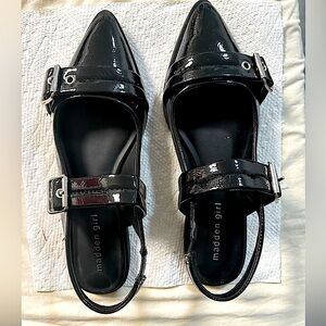 Madden Girl Black patent flats